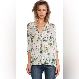 Joie ‘Devitri’ Floral Silk Blouse